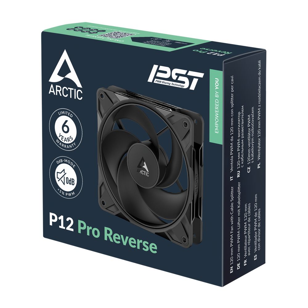 Вентилятор корпусной ARCTIC P12 PRO Reverse Value Pack 3 шт. (ACFAN00332A) — изображение 8