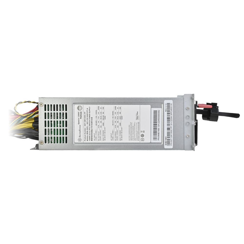 Блок питания серверный Silverstone ST-GM1300C-PF 2U CRPS Titanium 1300W+1300W, HS, PMBus 1.2, 82mm (W) x 102mm (H) x 239mm (D) — изображение 6