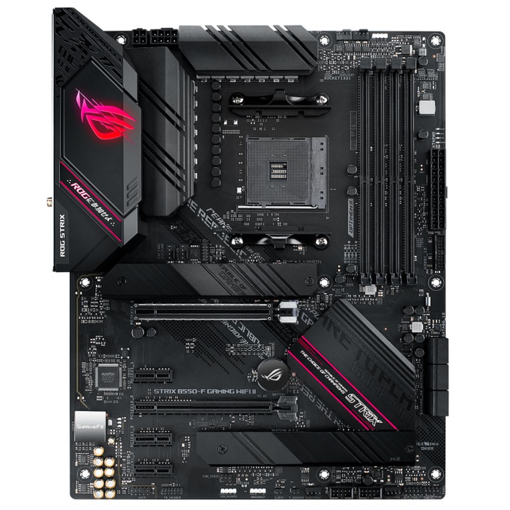 Материнская плата ASUS ROG STRIX B550-F GAMING WIFI II AM4 ATX 4xDDR4 2xPCIEx16 3xPCIEx1 2xM.2 HDMI DP 2.5GLAN WIFI 6E(453314)