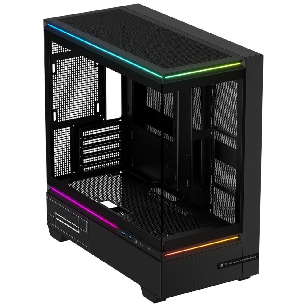 Корпус Case Thermalright TL-M10 Black mATX / win / black / no PSU / Tempered Glass — изображение 4