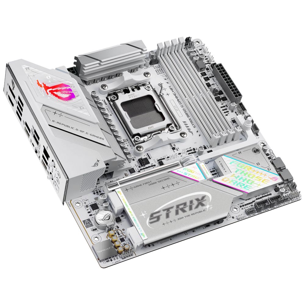 Материнская плата ASUS ROG STRIX B850-G GAMING WIFI AM5 micro-ATX 4xDDR5 PCIEx16 4xM.2 2xUSB-C DP HDMI 2.5GLAN Wi-Fi 7 — изображение 9