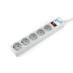Фильтр-удлинитель Power Cube SPG-B-10 5 розеток, серый, 3м, 10 А/2,2 кВт, 3*0.75 мм²