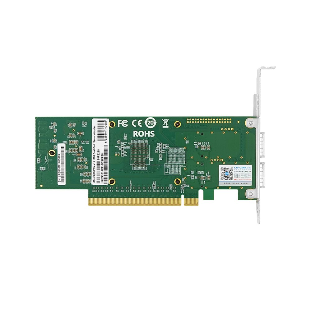 Сетевой адаптер Lr-Link LRES1046PF-2QSFP28 PCIe x16 Dual Port 100G NIC Card — изображение 3
