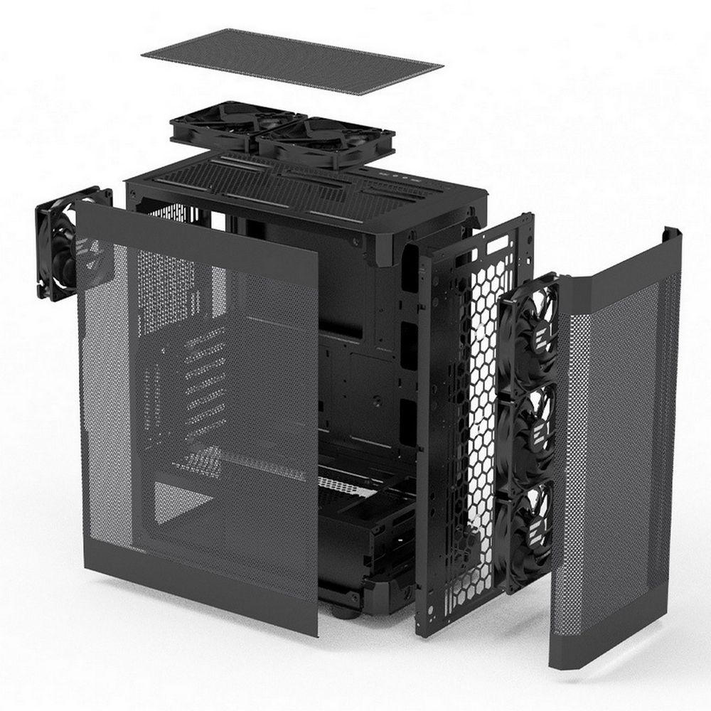 Корпус Zalman ATX Mid Tower PC Case, Black fan x6 — изображение 7