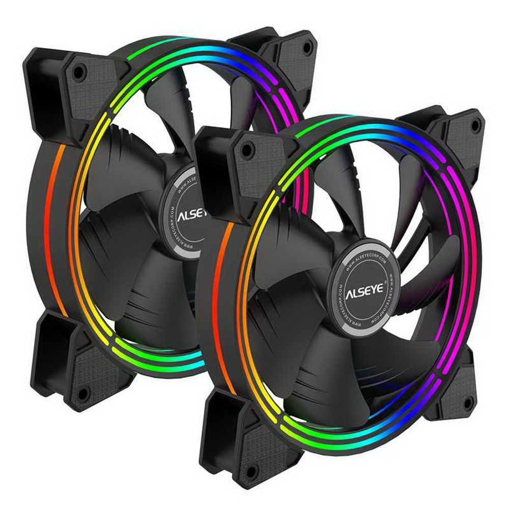 Жидкостная система охлаждения ALSEYE H280 TDP 200W (при T воздуха 45 С)Universal Platfrom PWM Single 5colors+ LED 140mm*2 {6} — изображение 4