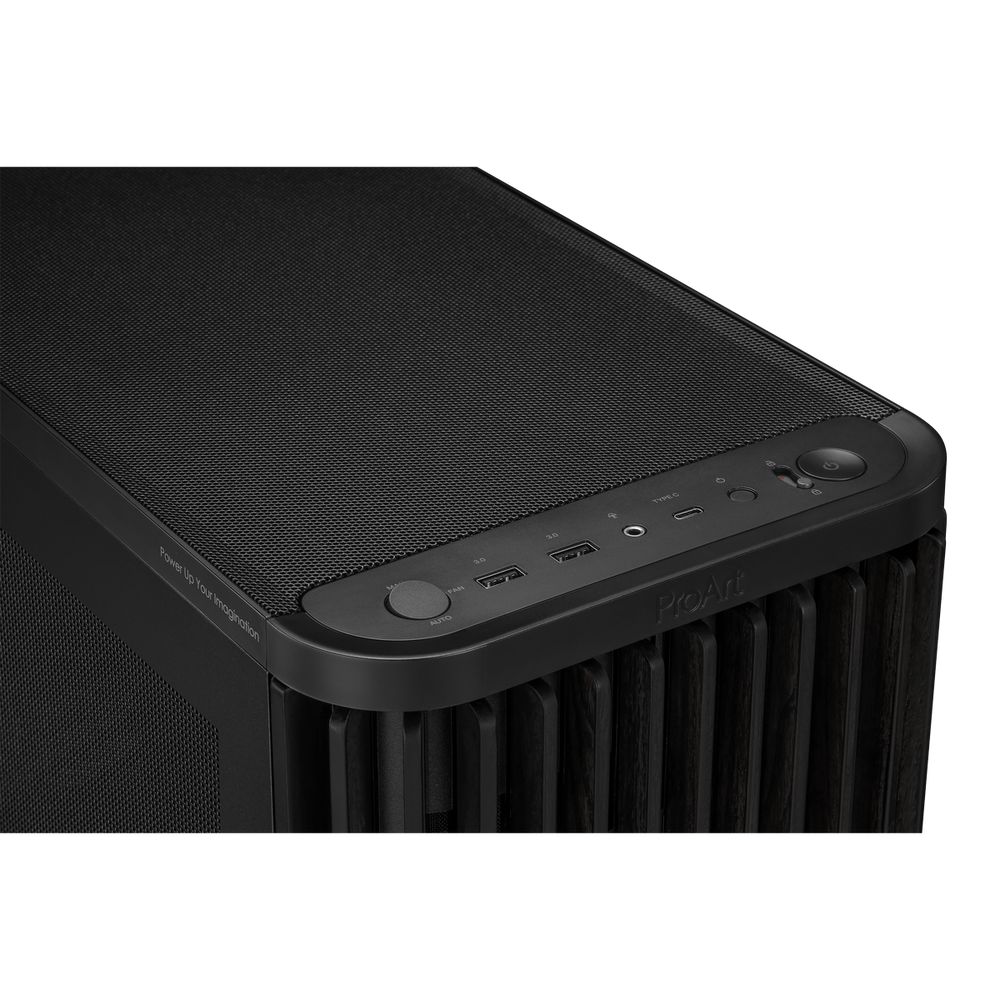 Корпус для ПК ASUS PROART PA401 WOOD MESH PWM BLACK — изображение 7