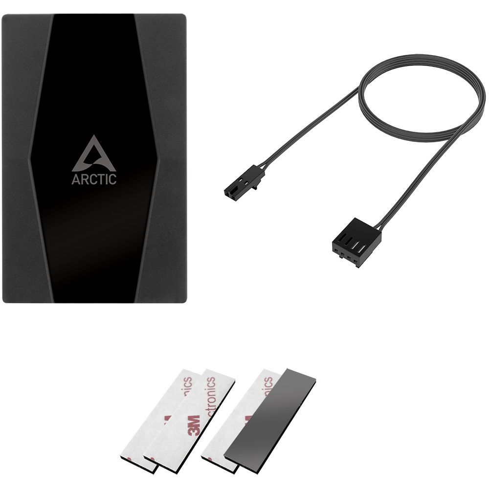 Аксессуары Arctic Cooling Хаб для 10 вентиляторов корпуса ПК Arctic Case Fan Hub 10 PWM Fan (ACFAN00175A) (702522) — изображение 5
