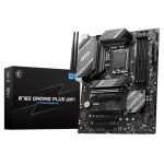 Материнская плата MSI B760 GAMING PLUS WIFI B760, LGA1700, 4*DDR5, 5*PCIEx16, 2*M.2, 2*TypeC, 2*USB3.2Gen2, 2*USB3.2Gen1, 8*USB2.0, 4*SATA3.0, 2.5G, DP, HDMI, ATX, RTL