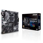 Материнская плата ASUS PRIME B550M-A/CSM AM4 mATX 4xDDR4 PCIEx16 2xPCIEx1 2xM.2 HDMI DVI VGA GLAN