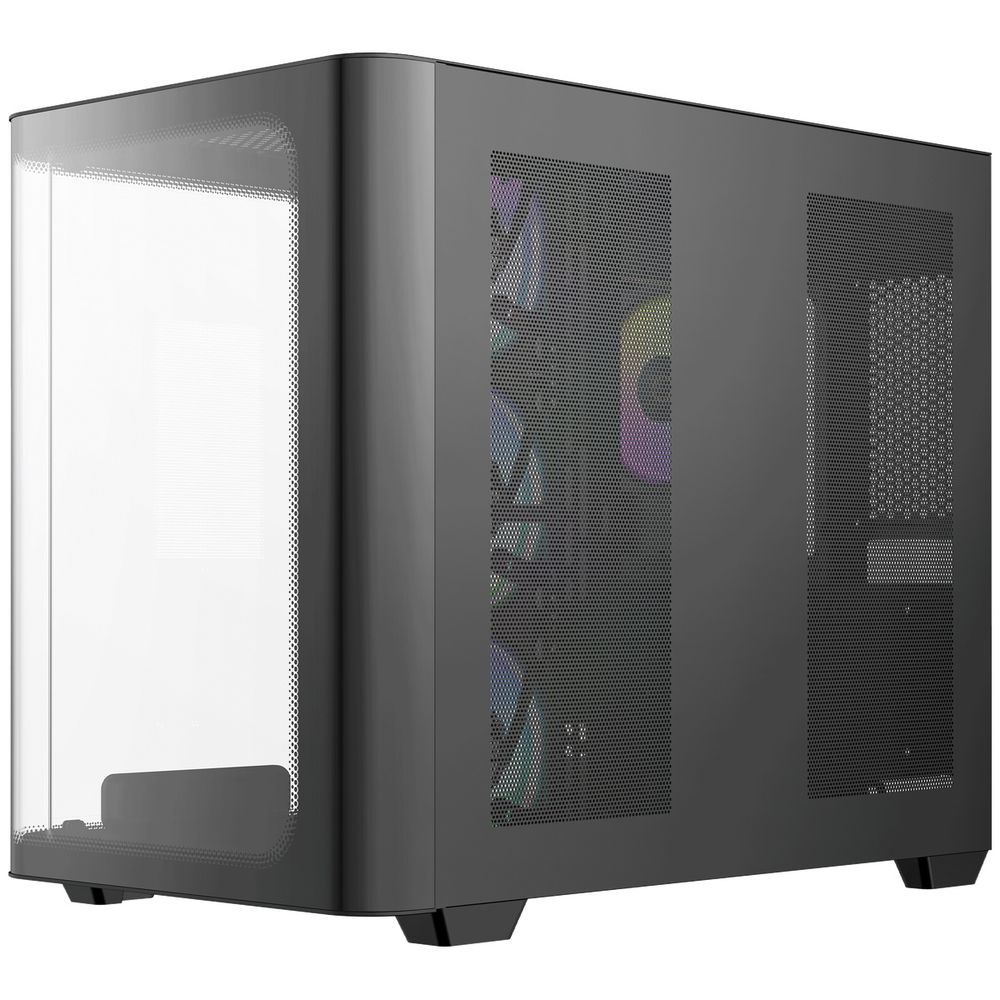 Корпус для ПК Ocypus Iota-C70-BKD400CD-GL Case Iota C70 BK Curve ARGB Digital ATX / win / black / — изображение 4