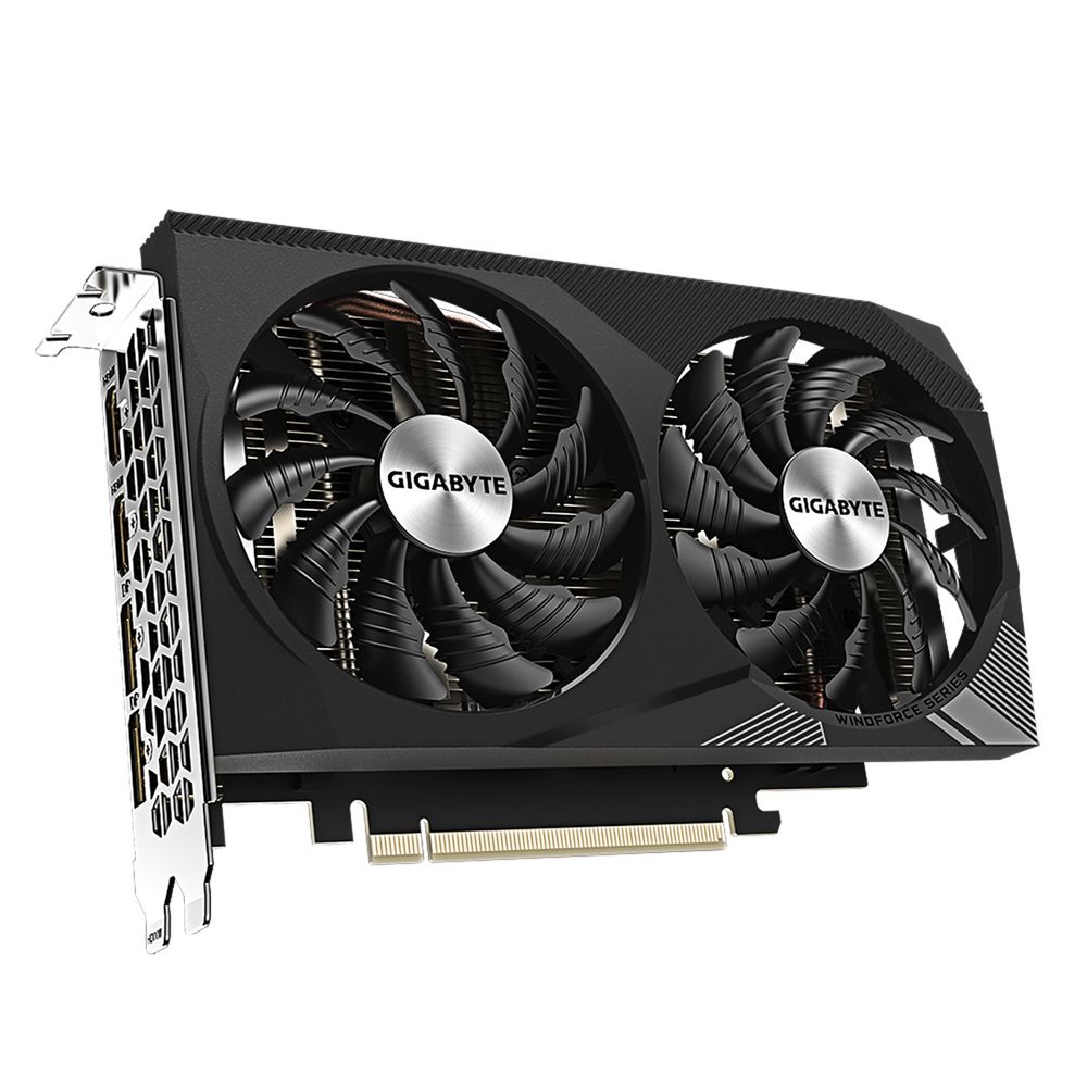 Видеокарта Gigabyte Badpack RTX3050 WINDFORCE OC V2 8GB GDDR6 128bit 2xDP 2xHDMI 2FAN RTL bp — изображение 4