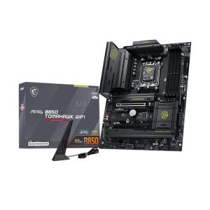 Материнская плата MSI MAG B850 TOMAHAWK WIFI B850, AM5, 4*DDR5, 2*PCIEx16, 1*PCIEx1, 3*M.2, 3*TypeC, 2*USB3.2Gen2, 4*USB3.2Gen1, 8*USB2.0, 4*SATA3.0, 5G, HDMI, ATX, RTL