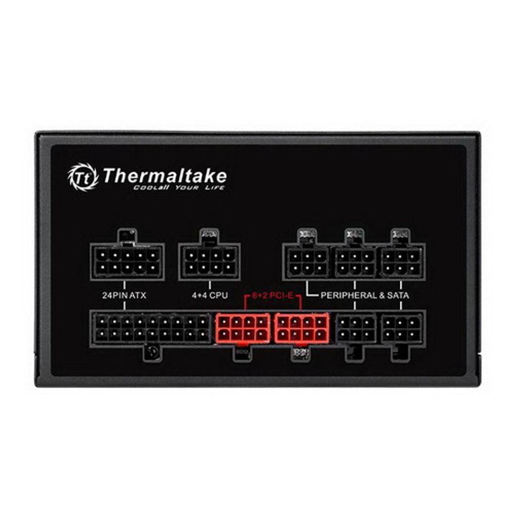 Блок питания Thermaltake Smart Pro RGB 750 SPR-750AH3FSB-R (PS-SPR-0750FPCBEU-R) 750W, 80 Plus Bronze, полностью модульный — изображение 4