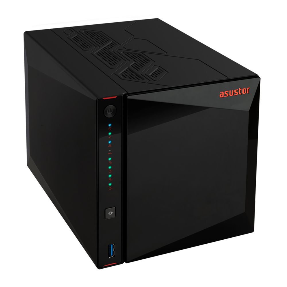 Платформа СХД ASUSTOR AS5404T 4 Bay (Max.16) 4xM.2 2x2.5GLAN 4GB (Max.16GB) DDR4 3xUSB HDMI — изображение 2