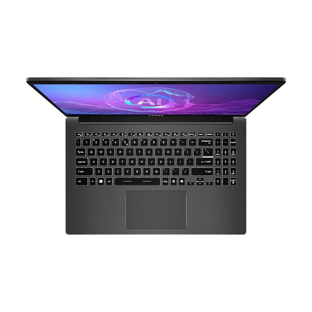 Ноутбук MSI Modern A15 AI+ F3HMG-040XRU AMD Ryzen AI 5 330/16Gb (2*8 D5)/SSD512Gb/UMA/15.6"/IPS/FHD/1920x1080/60Hz/NoOS/RJ-45/Grey/1.7kg — изображение 2