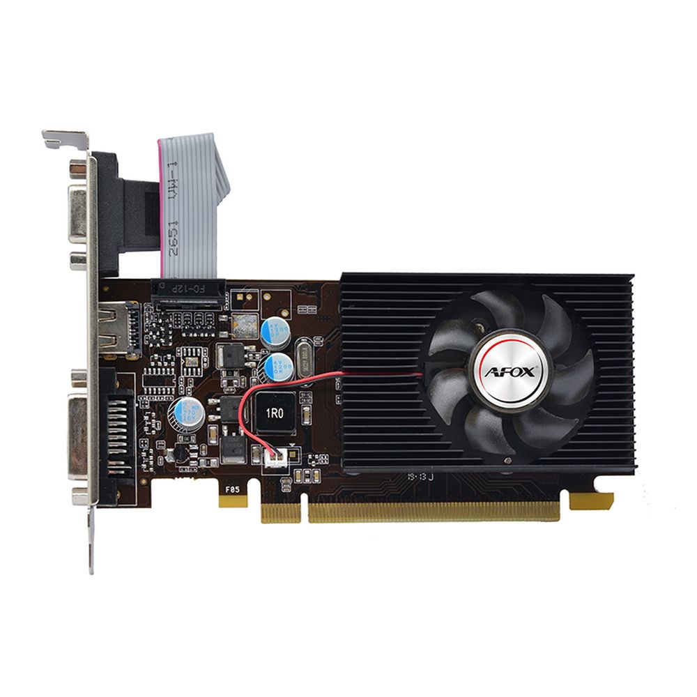 Видеокарта Afox G210 1GB DDR3 64Bit, LP Single Fan AF210-1024D3L5 — изображение 2