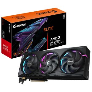 Видеокарта Gigabyte RX9070XT AORUS E 16GB GDDR6 256bit 2xDP 2xHDMI 3FAN RTL