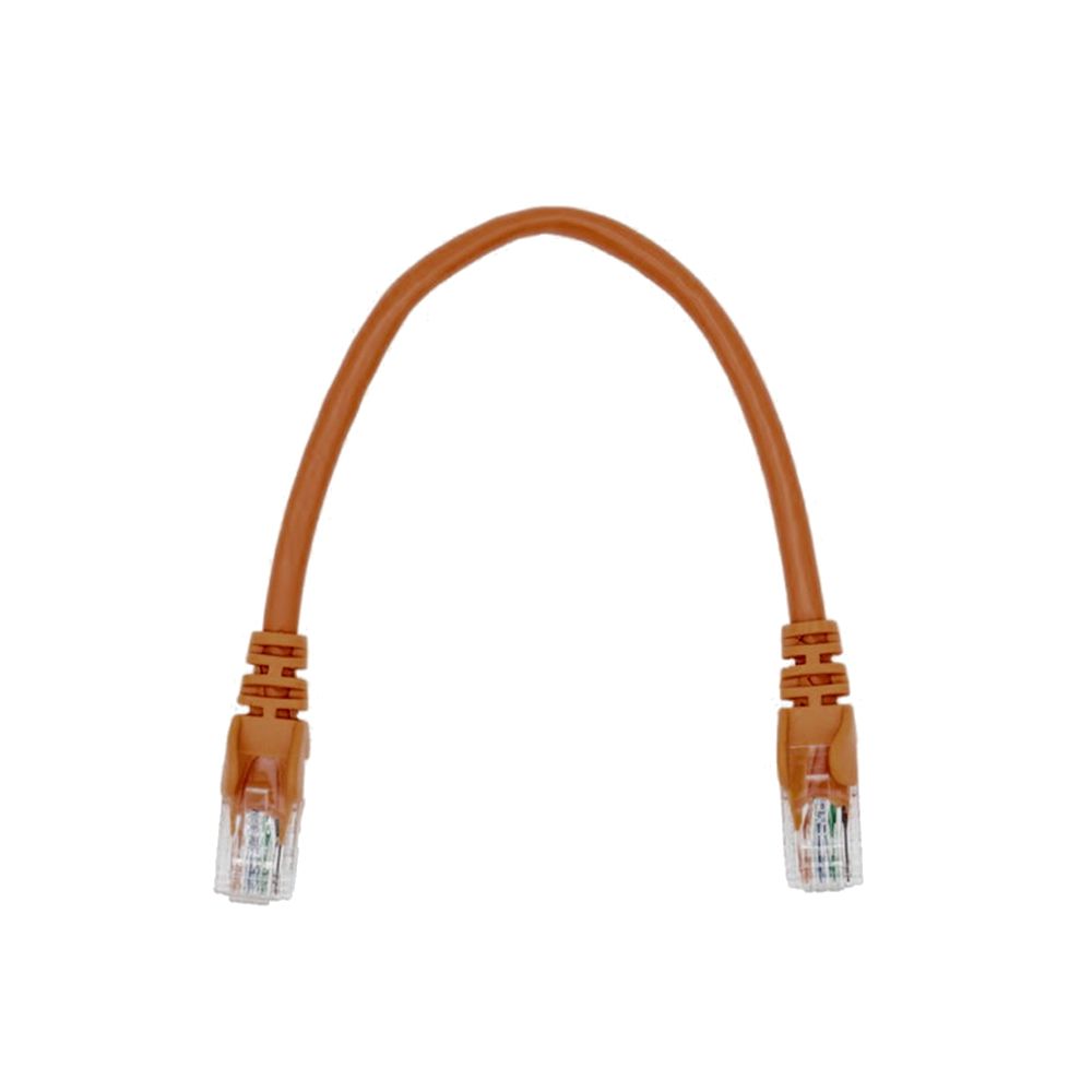 Патч-корд ACD-LPU6Z-5DN Cat6 UTP 26AWG 4Pair, CU, LSZH, Коричневый, 0.5м