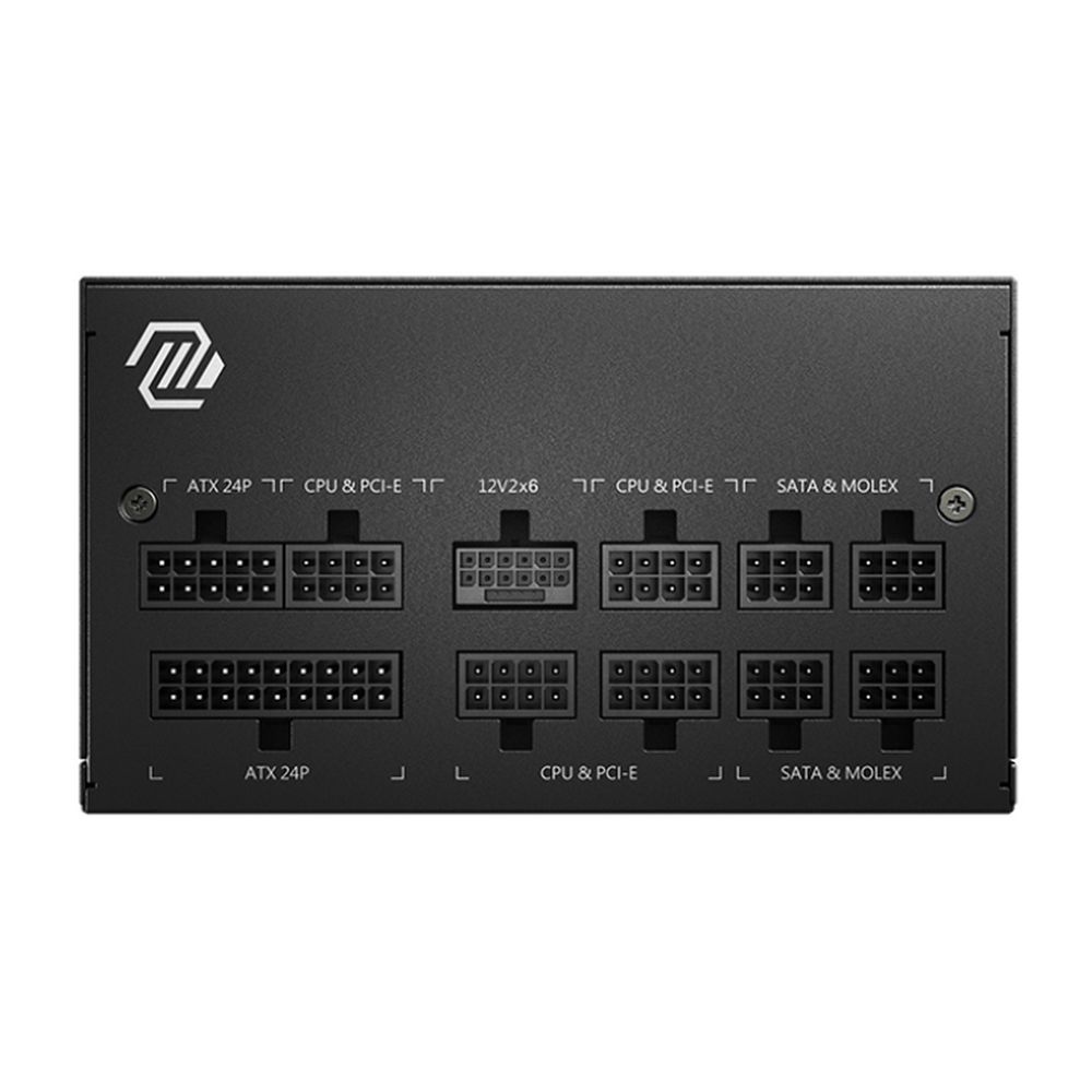 Блок питания MSI MAG A850GL PCIE5 , 850W, 80+ Gold, полностью модульный, ATX 3.1, PCIE5.1 — изображение 3