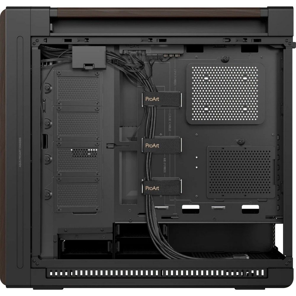 Корпус для ПК ASUS PROART PA602 WALNUT WOOD METAL PWM MODERN BLACK — изображение 17