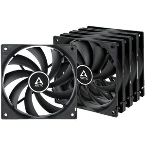 Вентилятор корпусной ARCTIC Cooling F12 Value pack Black (5pc)  (ACFAN00248A) (703291) {12}