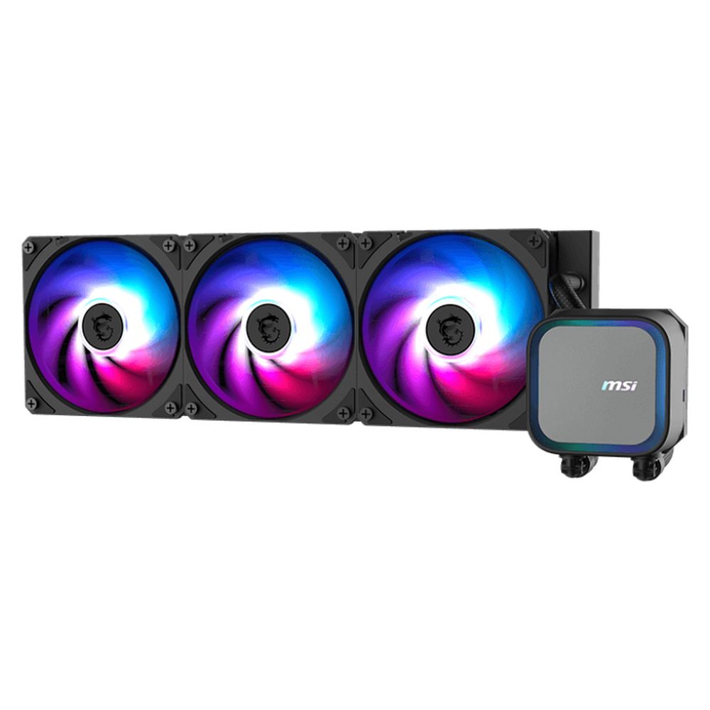 Жидкостная система охлаждения MSI MAG CORELIQUID A13 360 3 x ARGB Fan, ARGB Block — изображение 4