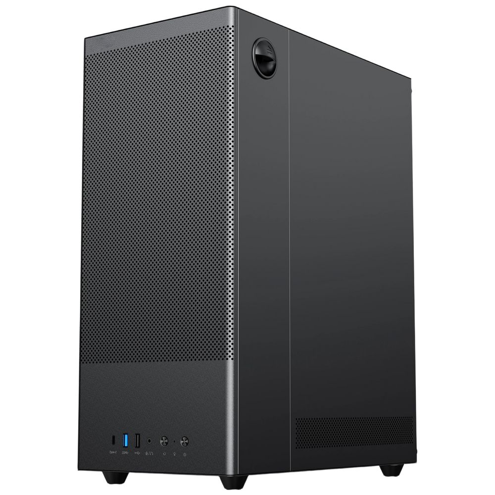 Корпус для ПК ACD Citadel 108B ATX, Type-C + 2XUSB ports + HD audio combo, Mesh, TG, Black. — изображение 4