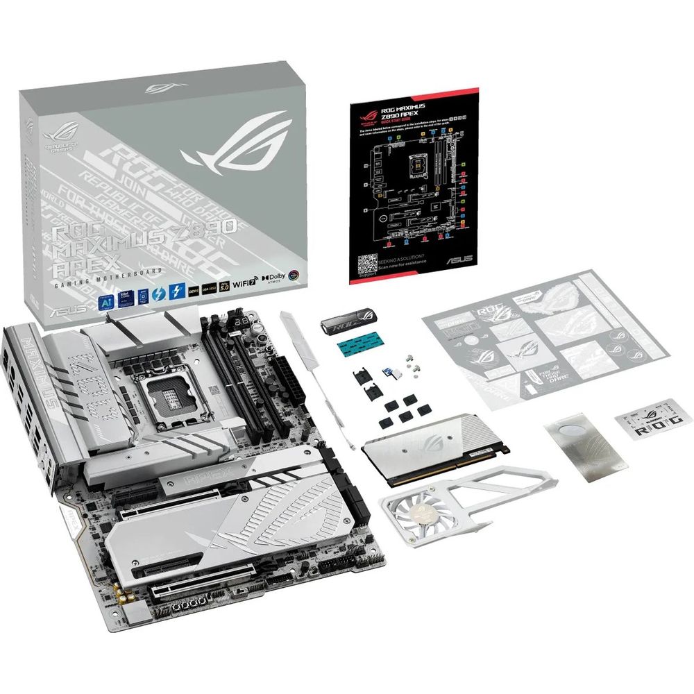 Материнская плата ASUS ROG MAXIMUS Z890 APEX LGA1851 ATX 2xDDR5 2xPCIEx16 2xPCIEx4 6xM.2 2xThunderbolt USB-C 5GLAN Wi-Fi 7 — изображение 11