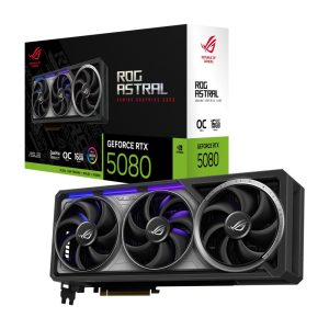 Видеокарта ASUS Bad Pack RTX5080 ROG ASTRAL OC 16GB GDDR7 256bit 3xDP 2xHDMI 3FAN RTL (ROG-ASTRAL-RTX5080-O16G-GAMING) bp