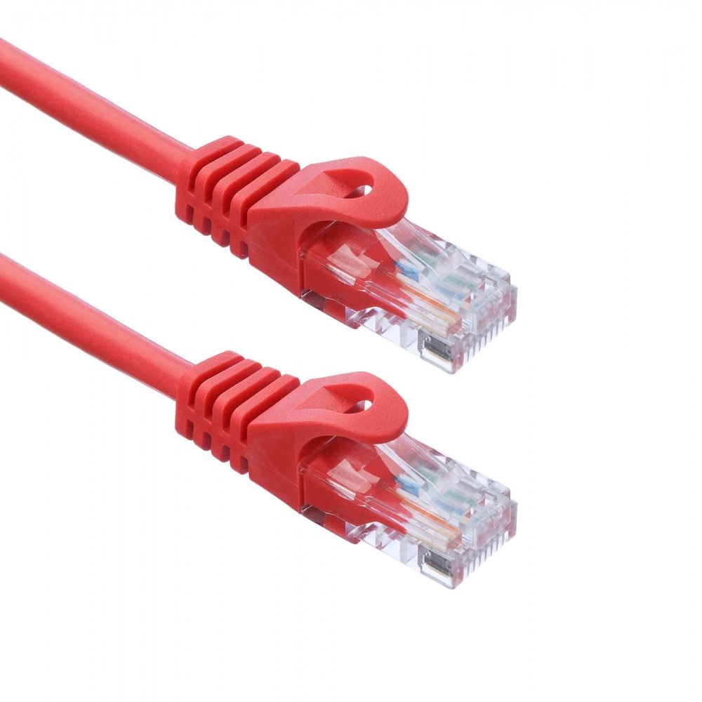 Патч-корд ACD-LPU5E-20R Cat5e UTP 24AWG 4Pair, 7/0.18мм CCA Красный, 2.0м, (741531) — изображение 2