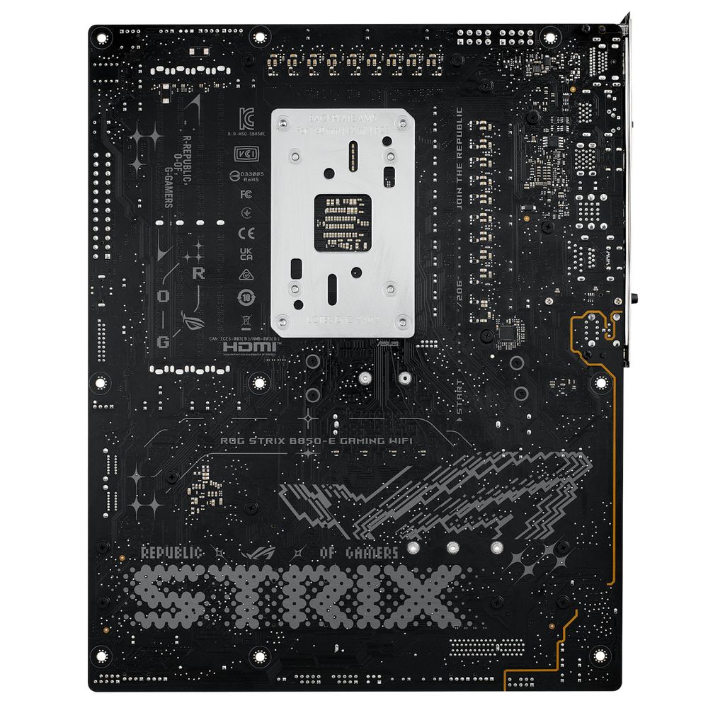 Материнская плата ASUS ROG STRIX B850-E GAMING WIFI AM5 ATX 4xDDR5 2xPCIEx16 5xM.2 2хUSB-C DP HDMI 5GLAN Wi-Fi 7 — изображение 9