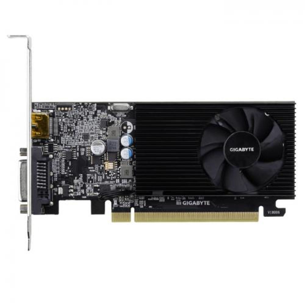 Видеокарта Gigabyte GT1030 2GB GDDR4 64bit DVI-D HDMI 1FAN LP RTL {20} (303280) — изображение 3