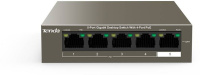Коммутатор 5PORT 1000M 4POE TEG1105P-4-63W TENDA