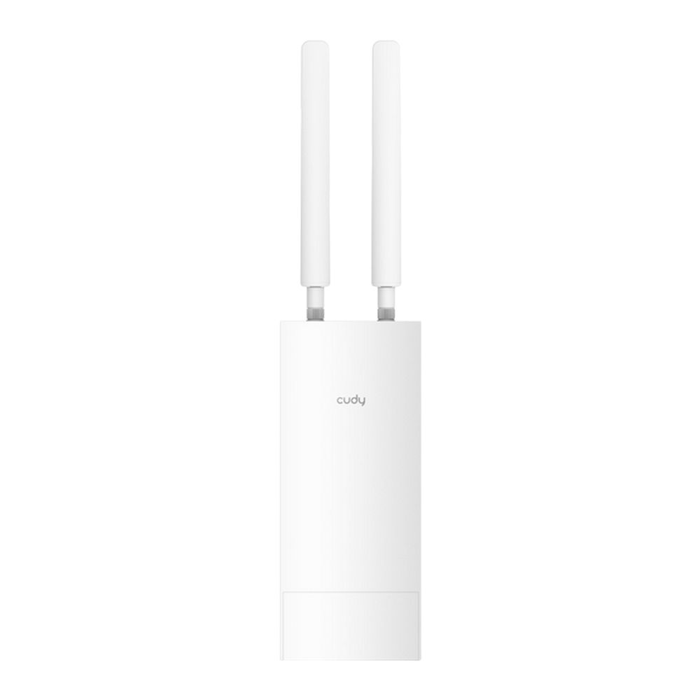 Маршрутизатор CUDY AC1200 Outdoor Wi-Fi Repeater, Access Point, 867Mbps at 5GHz + 300Mbps at 2.4GHz, 1 x 100Mbps RJ45, 2 Detachable Antennas, 24V passive PoE, IP65 Waterproof, lightning protection, 24V passive PoE adapter included — изображение 2