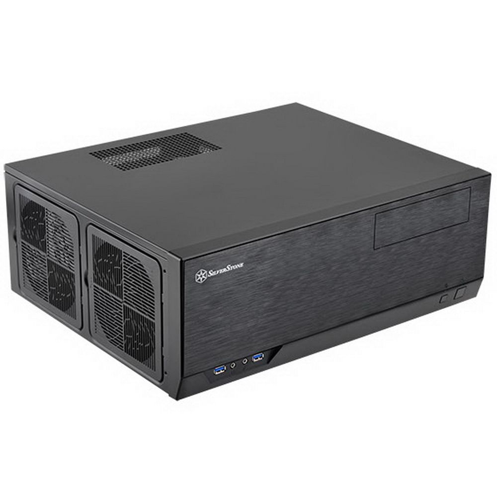 Корпус для ПК Silverstone Bad Pack SST-GD09B Grandia HTPC ATX Computer Case, Silent High Airflow Performance, black (221280) bp — изображение 3