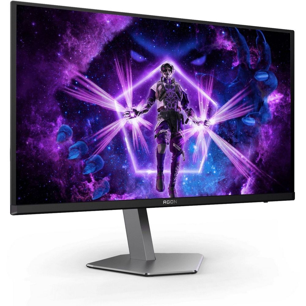 Монитор 26.5" AOC AGON AG276QSD QD-OLED, 2560x1440, 360Hz, 0,03ms, 1000сd/m, 1500000:1, HDR10 | 2xHDMI(2.1), 2xDP(1.4), USB 3.2 | HAS, Pivot, Swivel, ExPSU, Vesa 100, Black/Grey — изображение 3