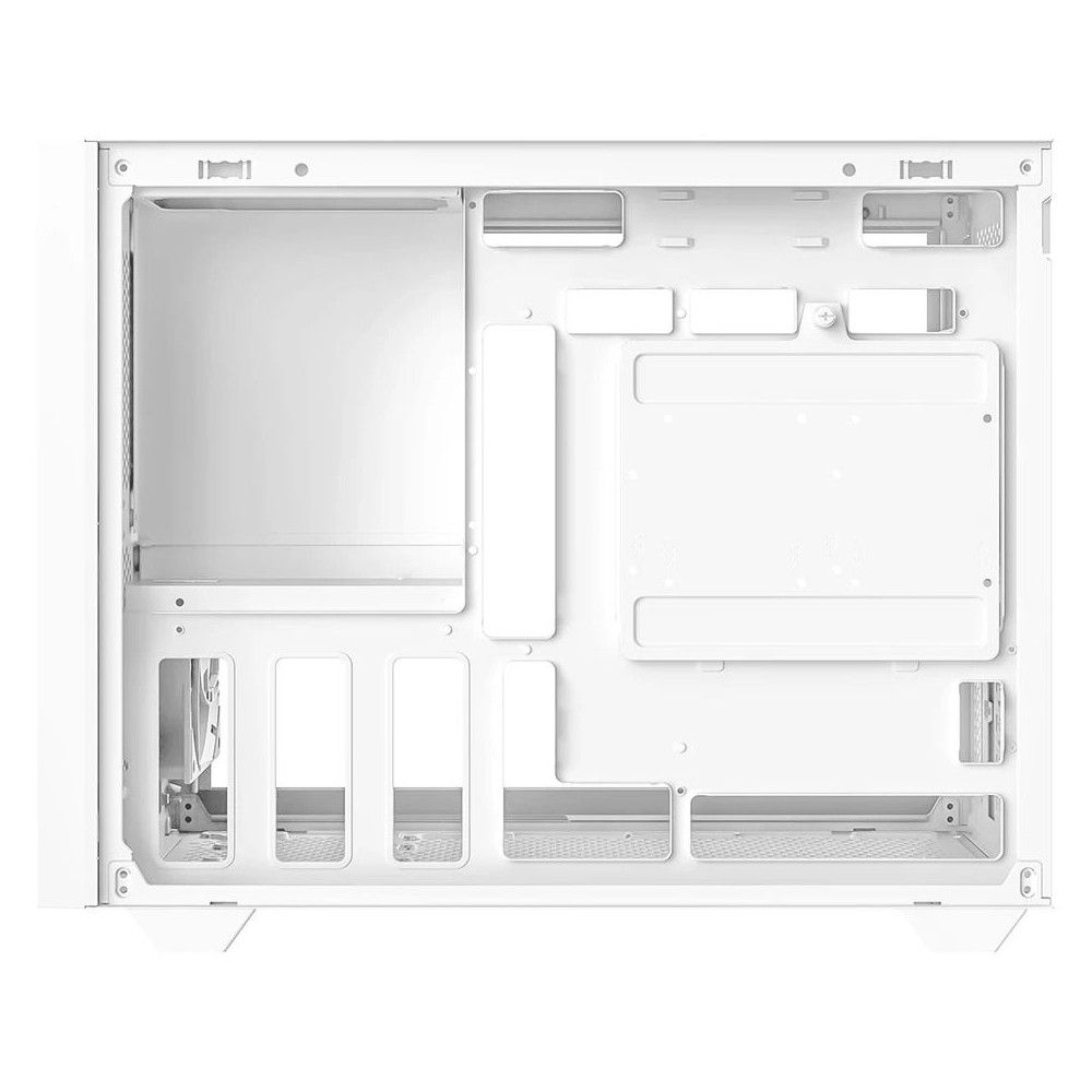 Корпус Case ID-Cooling FLOW 500 AIR White mATX/win TG/2 fans/Gen2 Type C/CPU 180mm/GPU 403mm/ no PSU — изображение 5