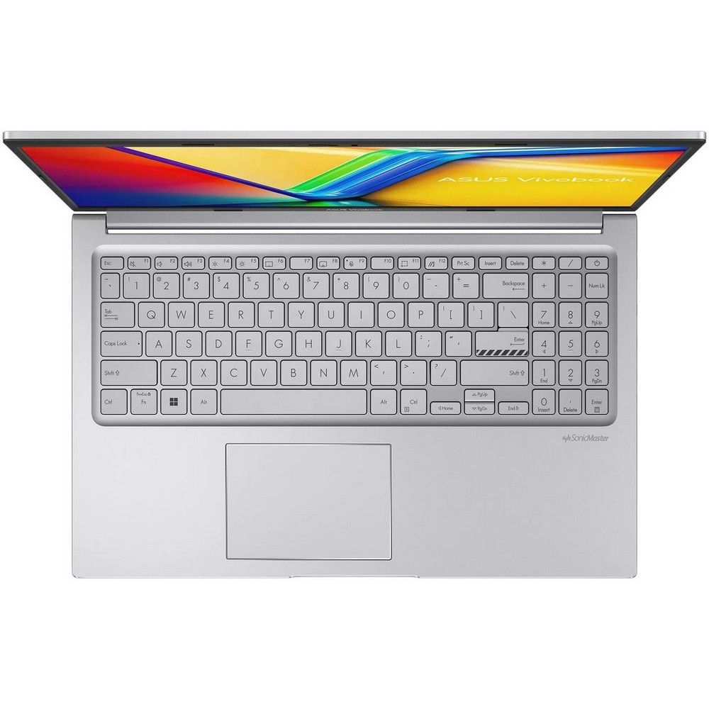 Ноутбук ASUS Vivobook 15 F1504VA-BQ336 Intel Core 5 120U/16Gb (D5)/SSD512Gb/UMA/15.6"/IPS/FHD/1920x1080/60Hz/NoOS/Silver/1.7kg — изображение 4
