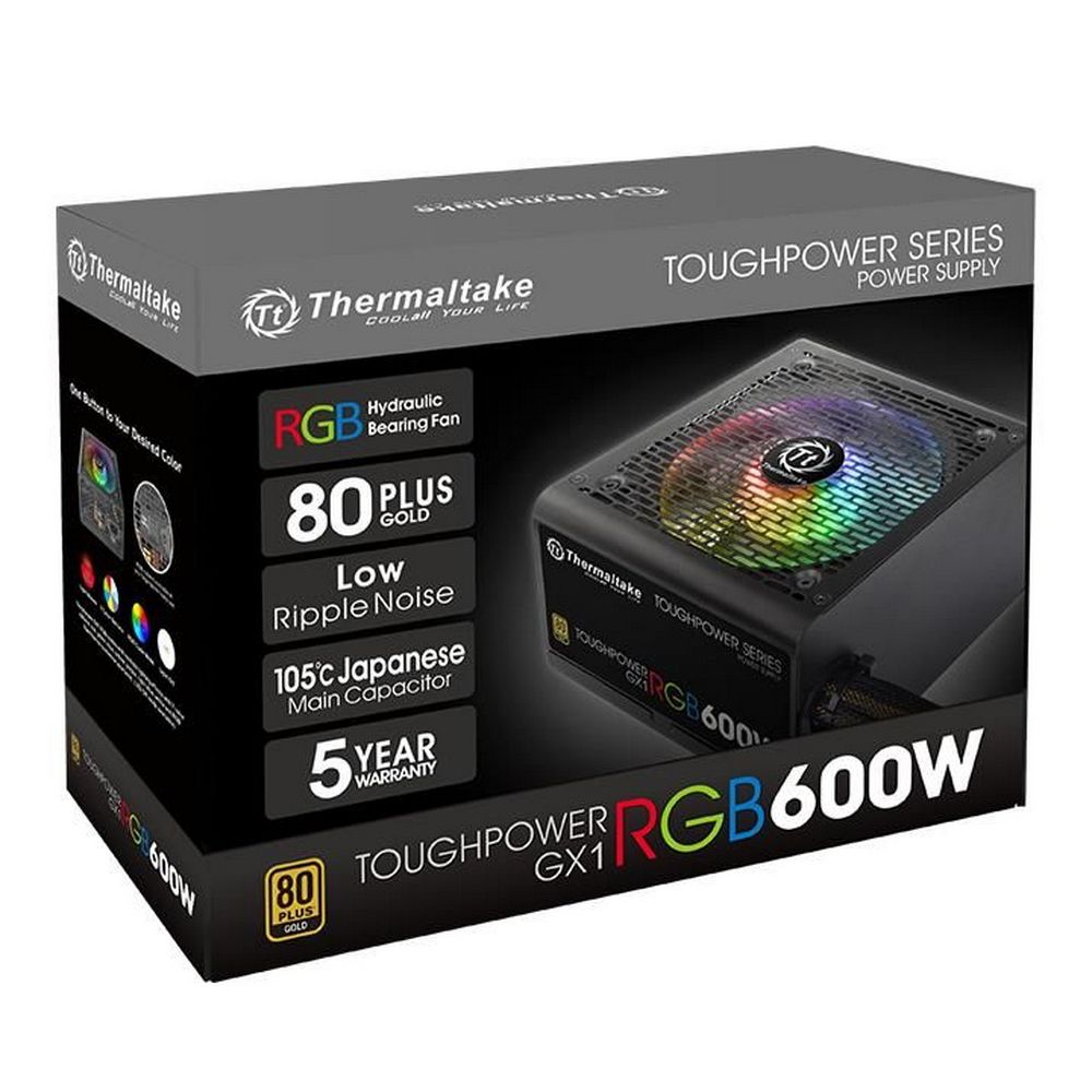 Блок питания Thermaltake Toughpower GX1 RGB 600 PS-TPD-0600NHFAGE-1 600W, 80 Plus Gold — изображение 6