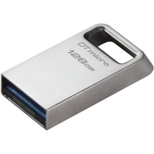 USB накопитель Kingston 128GB DataTraveler USB 3.2 Gen1, metallic