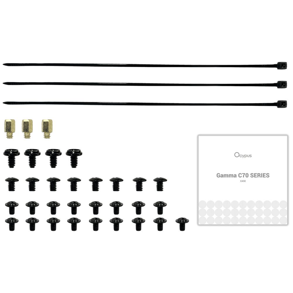 Корпус для ПК Ocypus Gamma-C70-BKG000XX-GL Case Gamma C70 BK ATX / win / black / no PSU / Tempered Glass — изображение 10