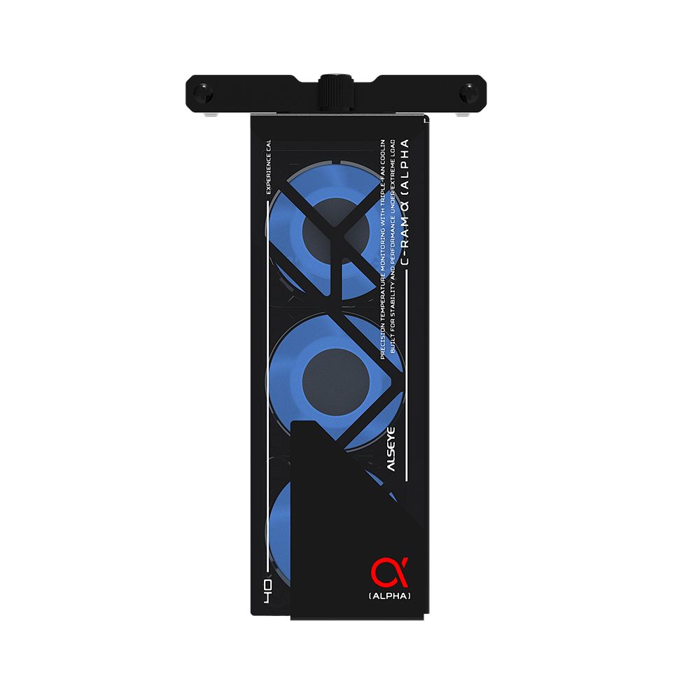 Вентилятор для процессора ALSEYE AS.03.08.0001 (C-RAM-Alpha-B) Product Size: 145.9 * 82 * 38.3mm Number of fans: 3 Size: 40 * 40 * 20mm Material: 1mm SPCC thick sheet metal Surface treatment: Powder coated black on the surface Box: Black Leaf: Milk white Luminous effect: internally emitting ARGB Speed: 1000-3500RPM Ou — изображение 3