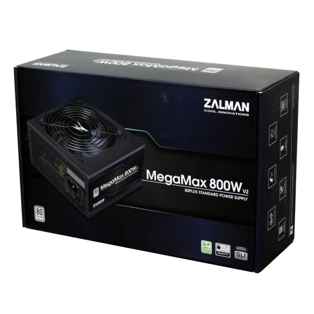 Блок питания Zalman MegaMax800W V2, 80+STD.230V — изображение 4