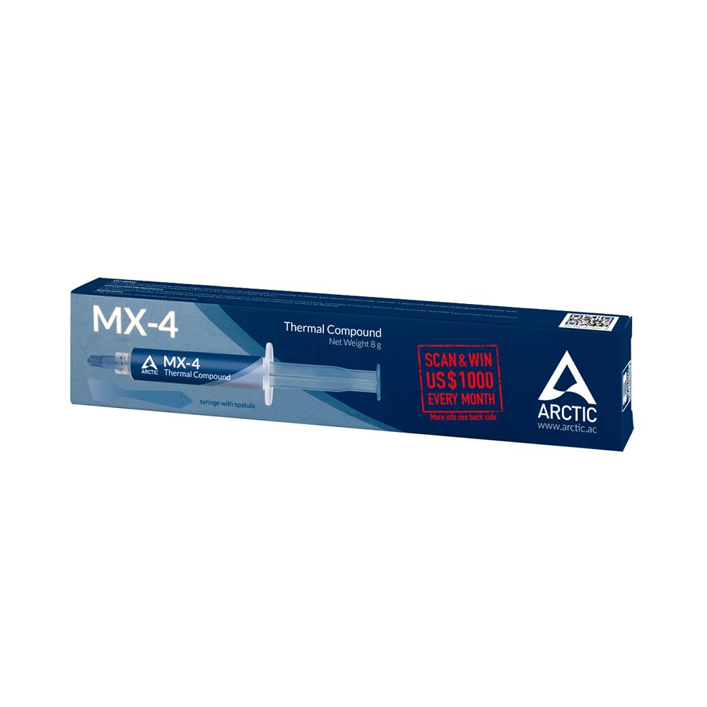 Термопаста Arctic Cooling MX-4 8 грамм, шпатель (ACTCP00059A) RTL {50} — изображение 3