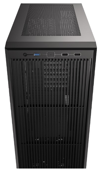 Корпус MIDITOWER WARE 310 ATX Micro-ATX Mini-ITX W/O PSU 2хUSB2.0+3.0+audio черный с окном ID-COOLING — изображение 6