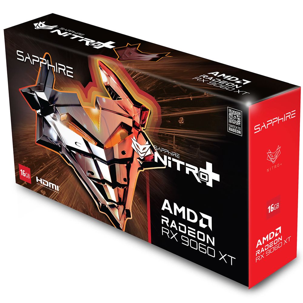 Видеокарта Sapphire RX9060XT NITRO+ OC 16GB GDDR6 128bit DP 2xHDIM 3FAN RTL — изображение 8