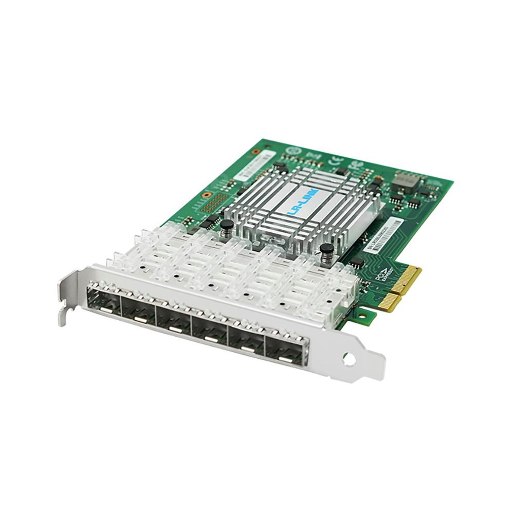 Сетевой адаптер Lr-Link LRES1006PF-6SFP PCIe x4 1G Six Port NIC Card