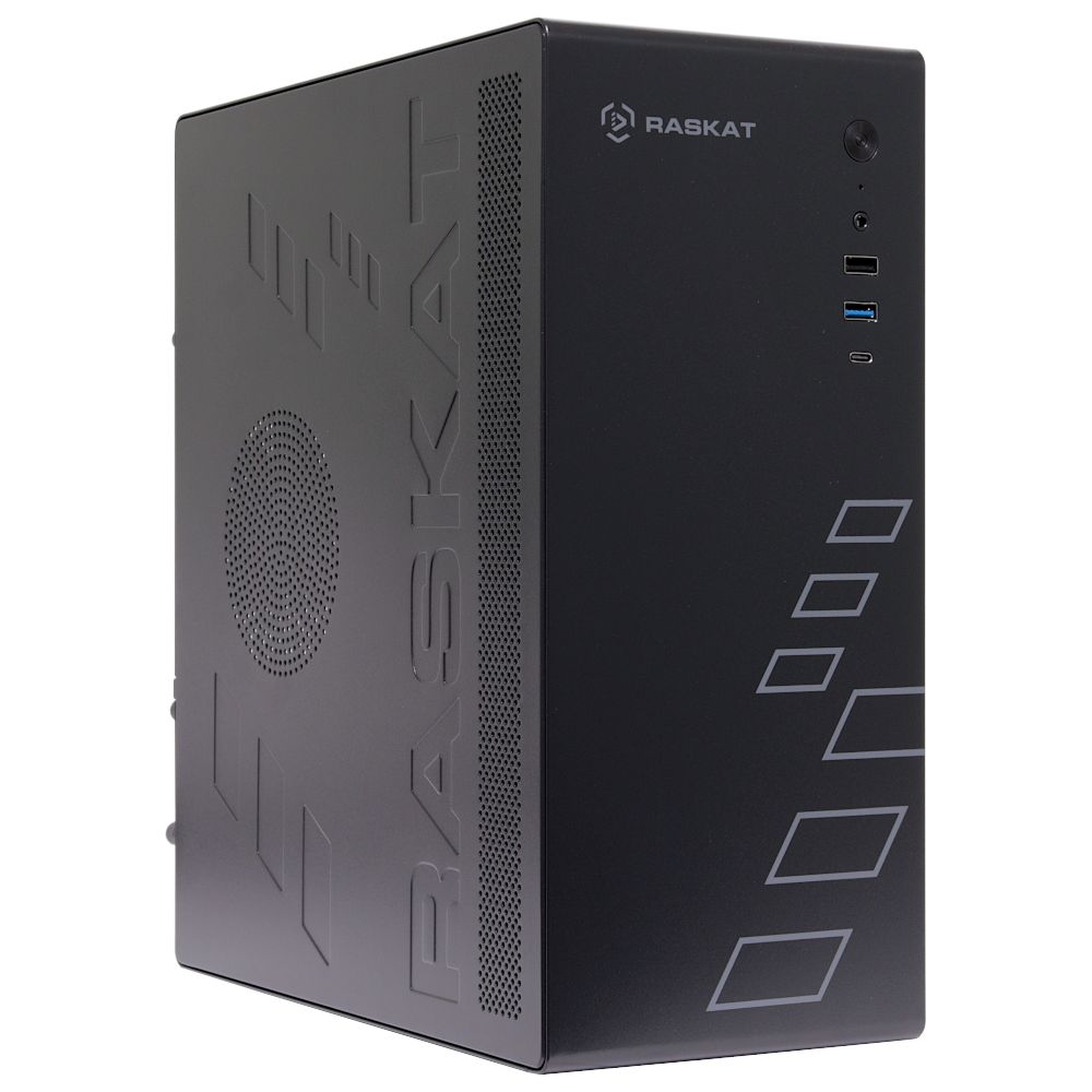 Компьютер ПЭВМ т.м. "Raskat" Standart300 (Intel Core i3 12100, RAM 16Gb, SSD 480Gb, no OS, kb+ms, black)