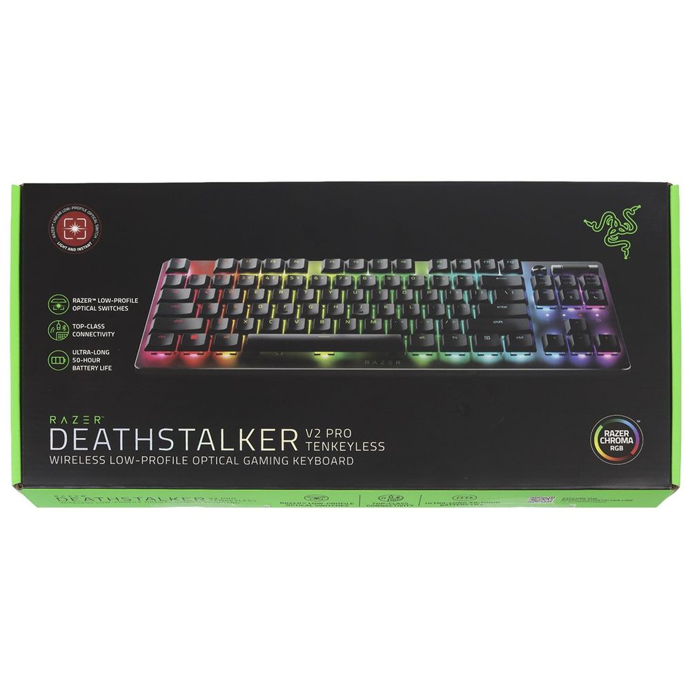 Игровая клавиатура Razer DeathStalker V2 PRO TKL (Red, Linear Optical Switch), русская , RZ03-04370100-R3M1 — изображение 10