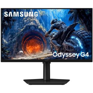 Монитор 25" SAMSUNG S25HG400EI Odyssey Neo G4   IPS, 1920x1080, 300Hz, 1ms, 300сd/m, 1000:1, HDR10 | HDMI(2.0), DP(1.2) | HAS, Pivot, Swivel, ExPSU, Vesa 100, Black